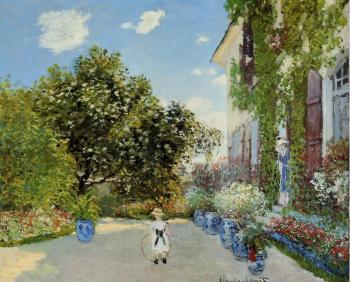 Claude Oscar Monet : The Artist's House at Argenteuil